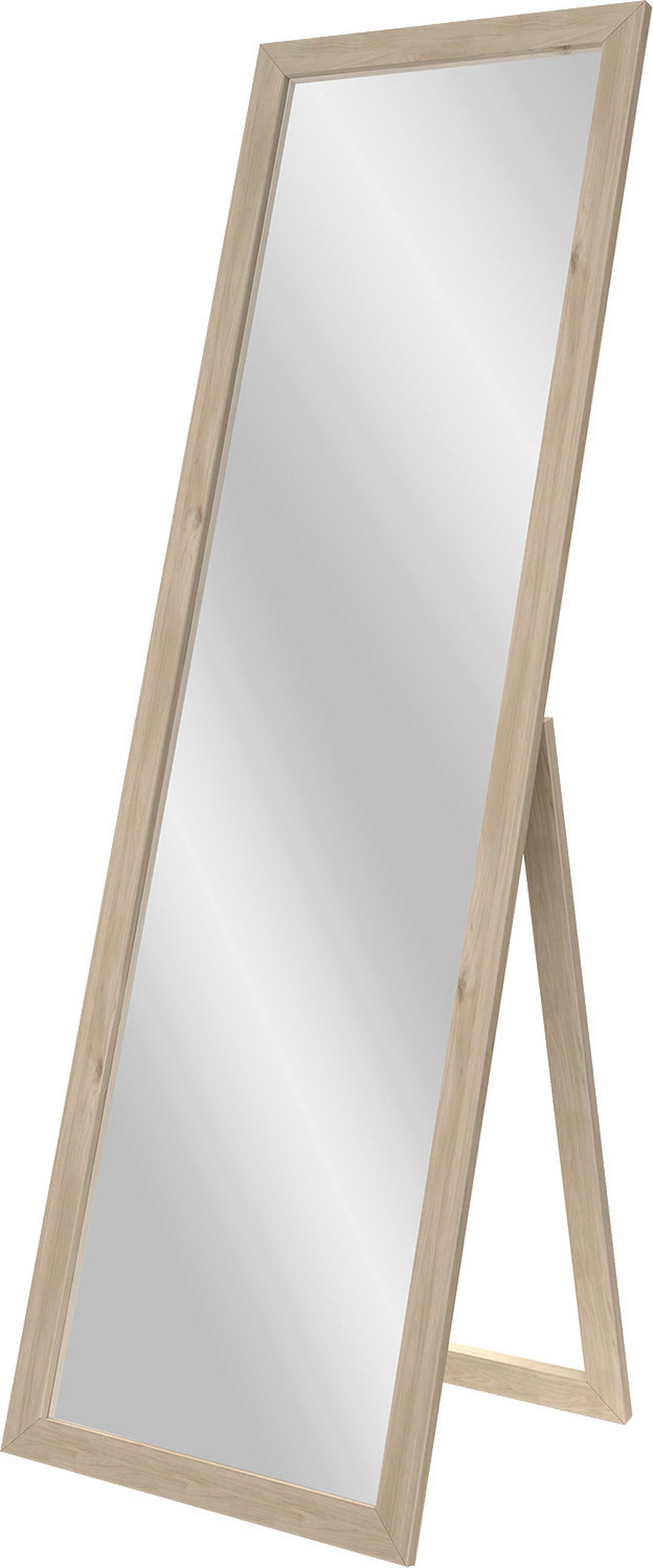 DEKOSPIEGEL  46/146 cm   in rechteckig  - Eichefarben, Basics, Glas/Holz (46/146cm)