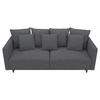 SCHLAFSOFA in Webstoff Dunkelgrau  - Dunkelgrau, Design, Textil (223/96/95cm) - MID.YOU