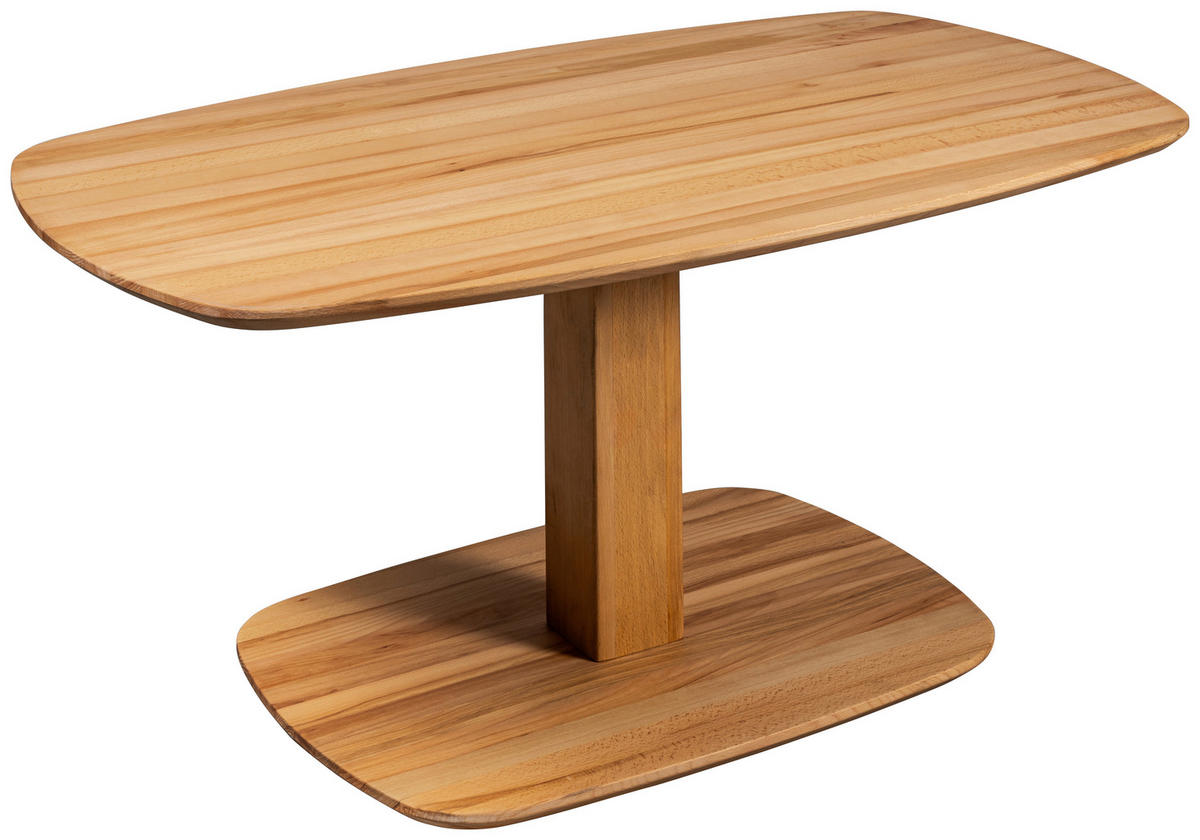 COUCHTISCH Buche Hartholz 110/65/48-67 cm organisch Buchefarben  - Buchefarben, Design, Holz (110/65/48-67cm) - Linea Natura