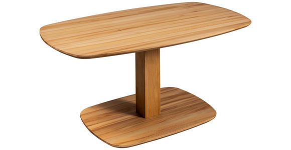 COUCHTISCH Buche Hartholz 110/65/48-67 cm organisch Buchefarben  - Buchefarben, Design, Holz (110/65/48-67cm) - Linea Natura