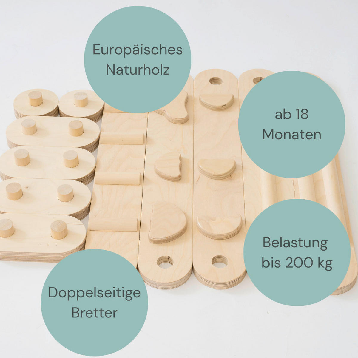 BALANCE BOARD - Birkefarben, Basics, Holz (300cm) - CLIFF