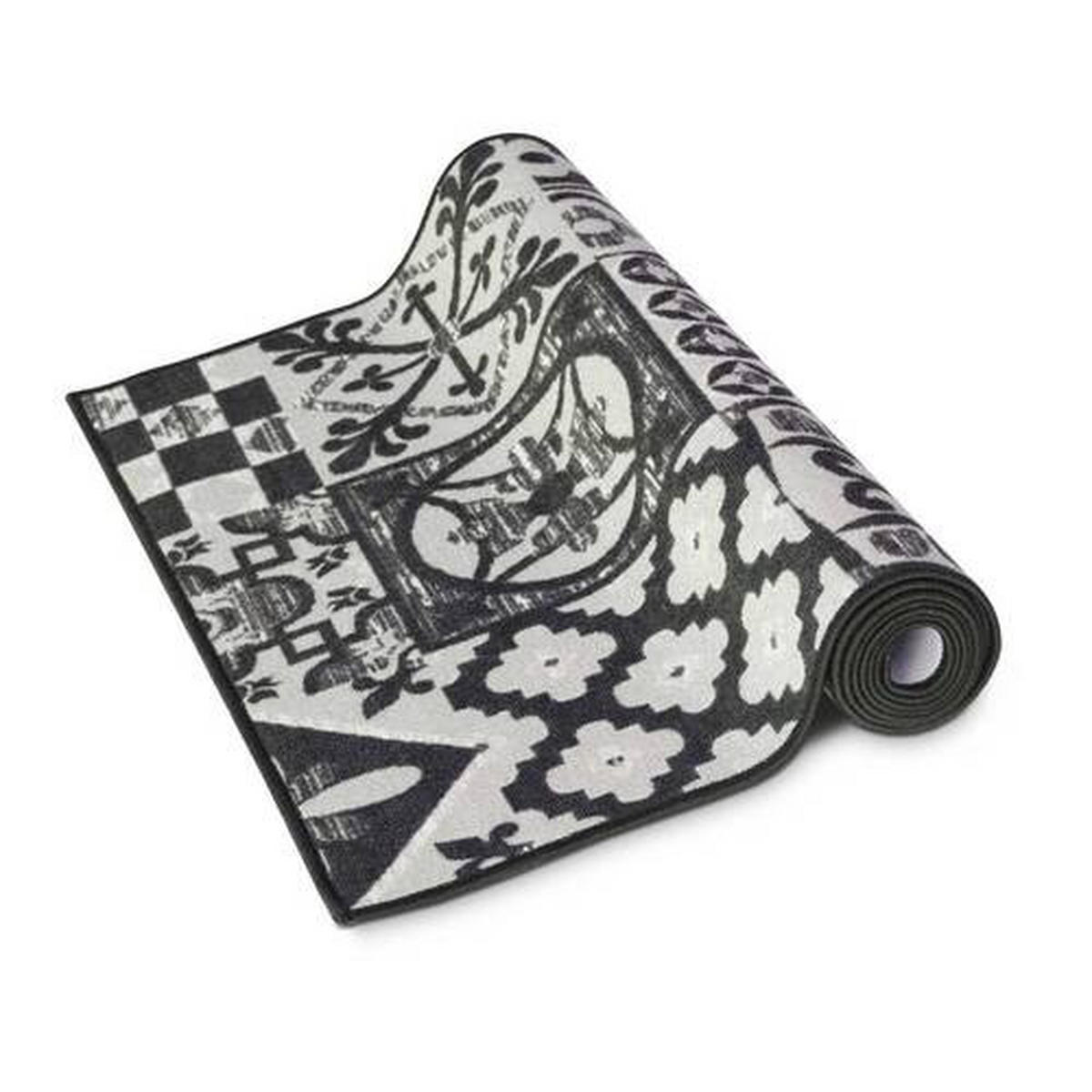 LÄUFER 80/700 cm  - Schwarz, Design, Kunststoff/Textil (80/700cm) - Novel