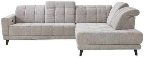 ROHOVÁ SEDACIA SÚPRAVA, textil, sivá - čierna/sivá, Design, drevo/textil (302/216cm) - Xora