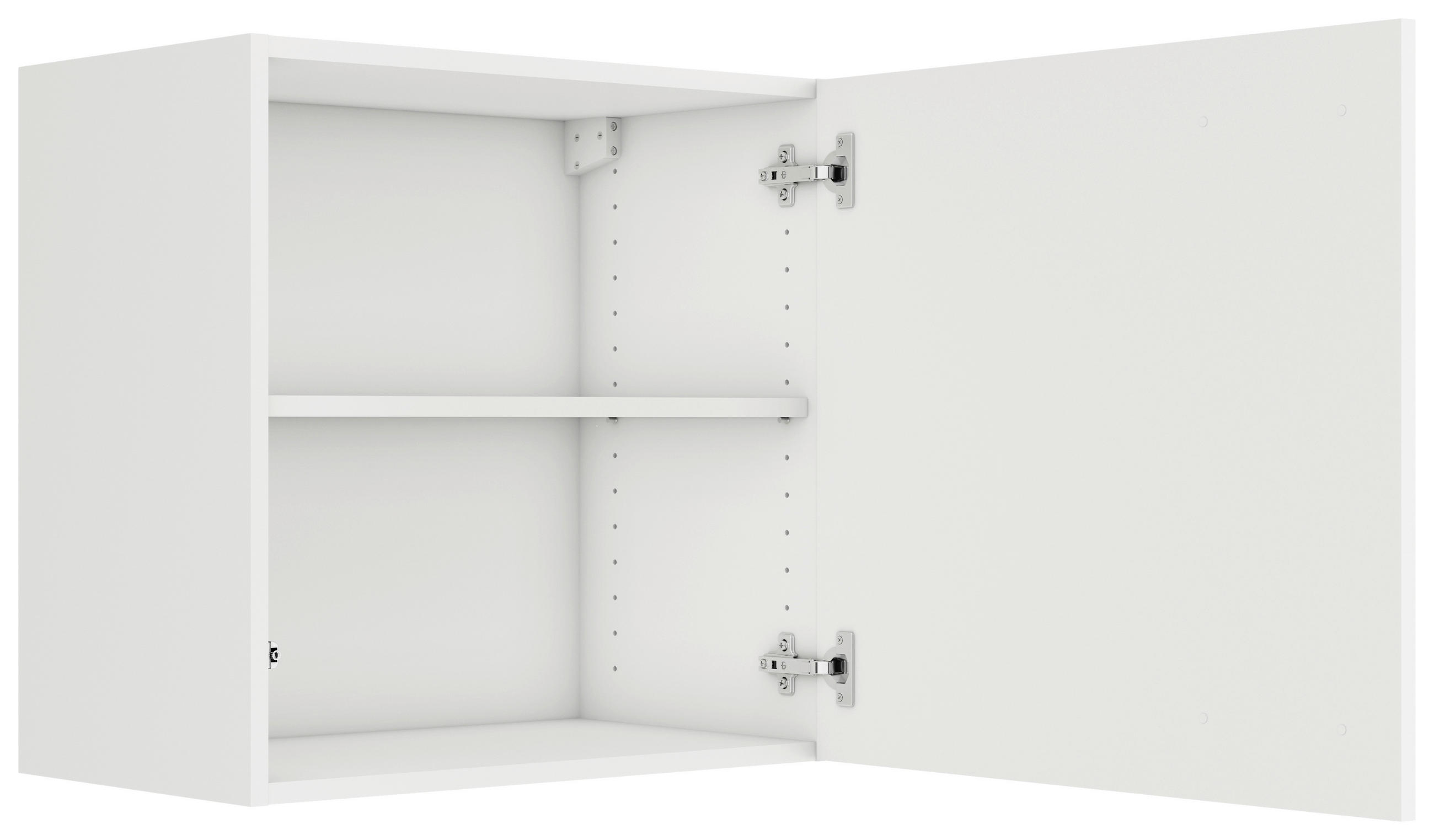 KÜCHENOBERSCHRANK 60/57,6/34,6 cm  in Weiß  - Weiß, Basics, Holzwerkstoff (60/57,6/34,6cm) - Optifit