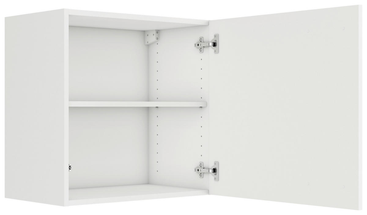 KÜCHENOBERSCHRANK 60/57,6/34,6 cm  in Weiß  - Weiß, Basics, Holzwerkstoff (60/57,6/34,6cm) - Optifit