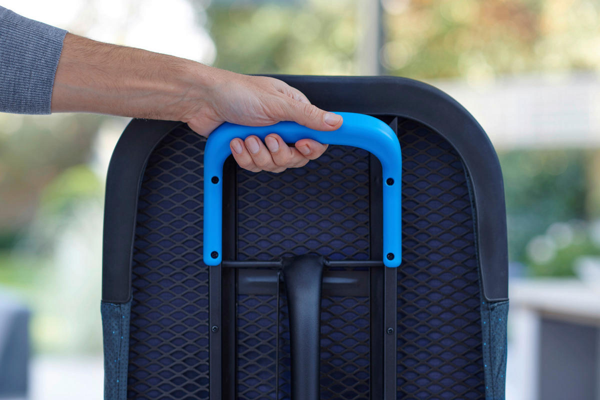 LIKALNA DESKA - temno modra, Basics, tekstil (38/136/8,5cm) - Joseph Joseph