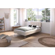 BETT 120/200 cm  in Champagner  - Champagner, Design, Holzwerkstoff/Textil (120/200cm) - Carryhome