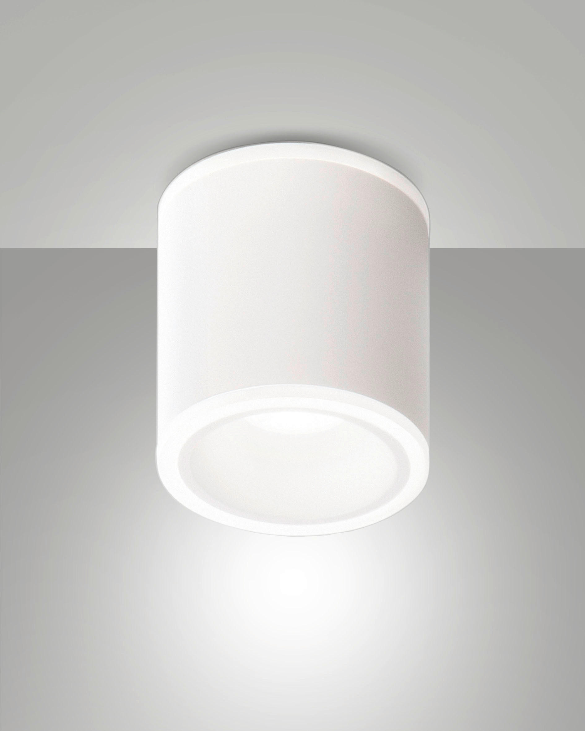 LED-DECKENLEUCHTE Paca 9/10,5 cm   - Basics, Metall (9/10,5cm) - Fabas Luce