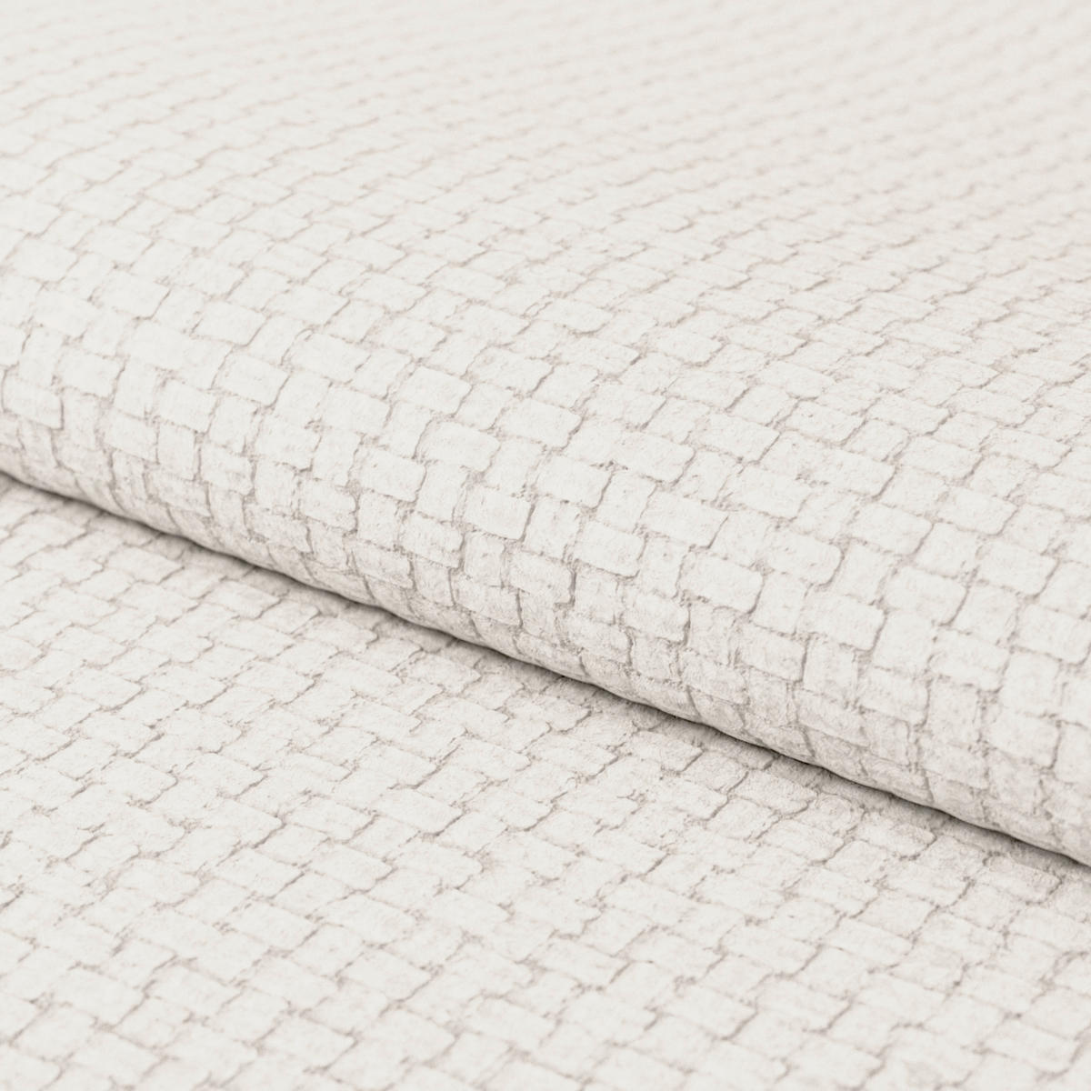 ECKSOFA Creme Chenille Rücken echt, Kopfteilverstellung  - Creme/Schwarz, KONVENTIONELL, Holz/Textil (203/286cm) - MID.YOU