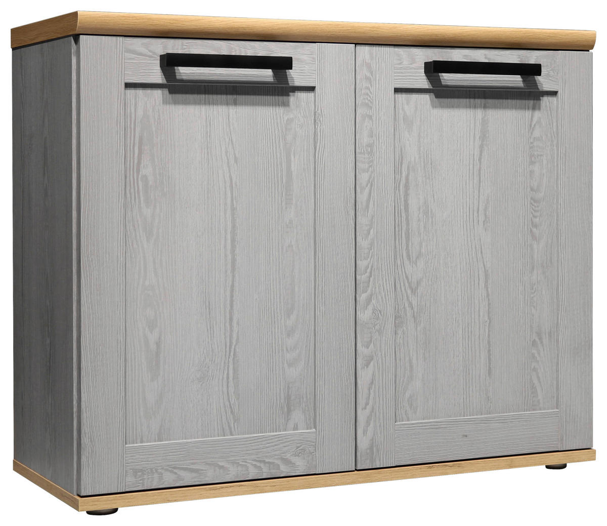 WASCHBECKENUNTERSCHRANK 80/66/31 cm  - Schwarz/Eiche Artisan, KONVENTIONELL, Holzwerkstoff/Kunststoff (80/66/31cm) - home24