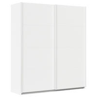 SCHWEBETÜRENSCHRANK Weiss  - Weiss, Konventionell, Holzwerkstoff/Metall (181/210/62cm) - Xora