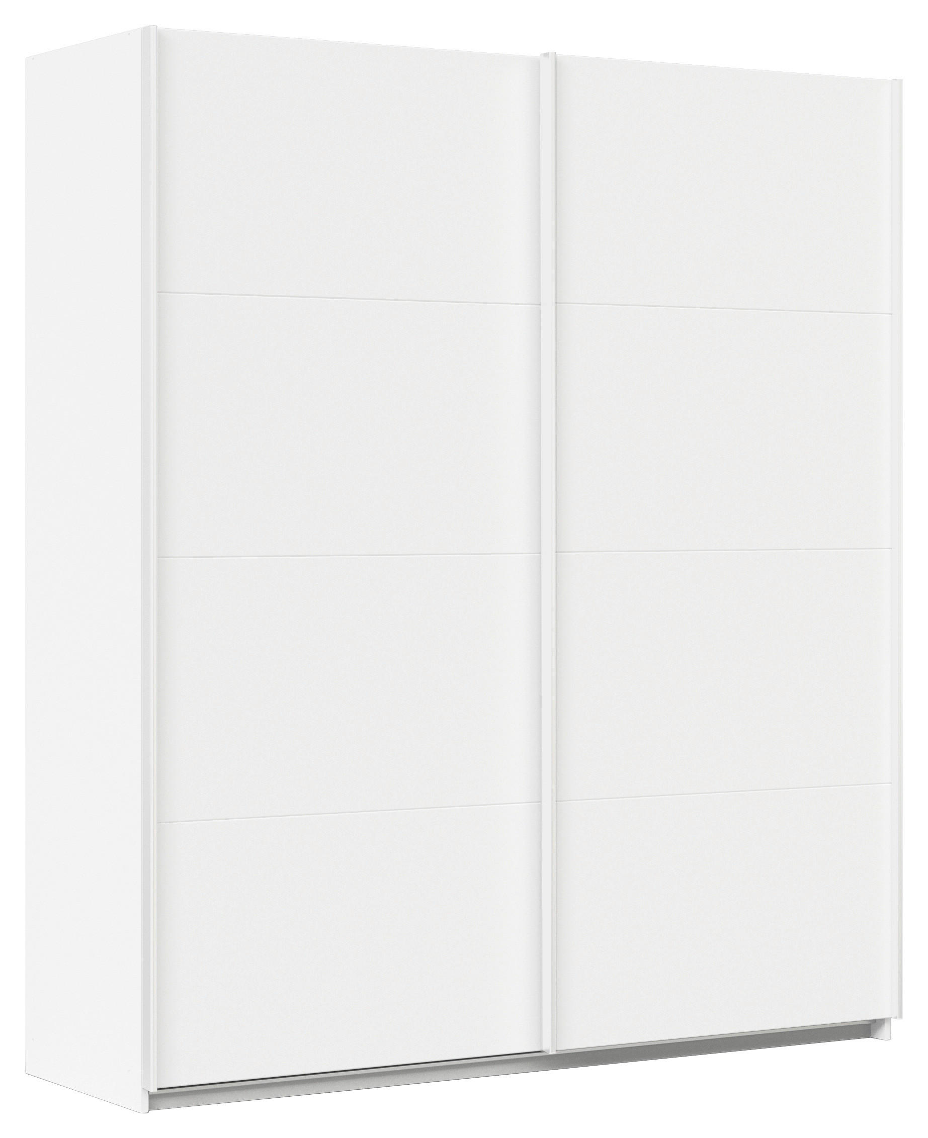 Carryhome Schwebetürenschrank Weiß 181x210x62 cm