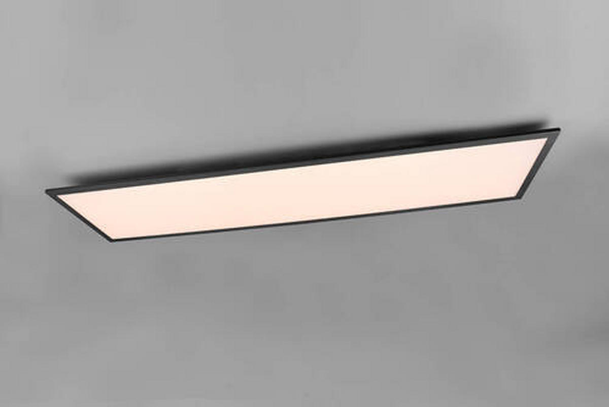 LED-DECKENLEUCHTE 33,5 W    119,5/29,5/5 cm  - Schwarz, Basics, Metall (119,5/29,5/5cm)
