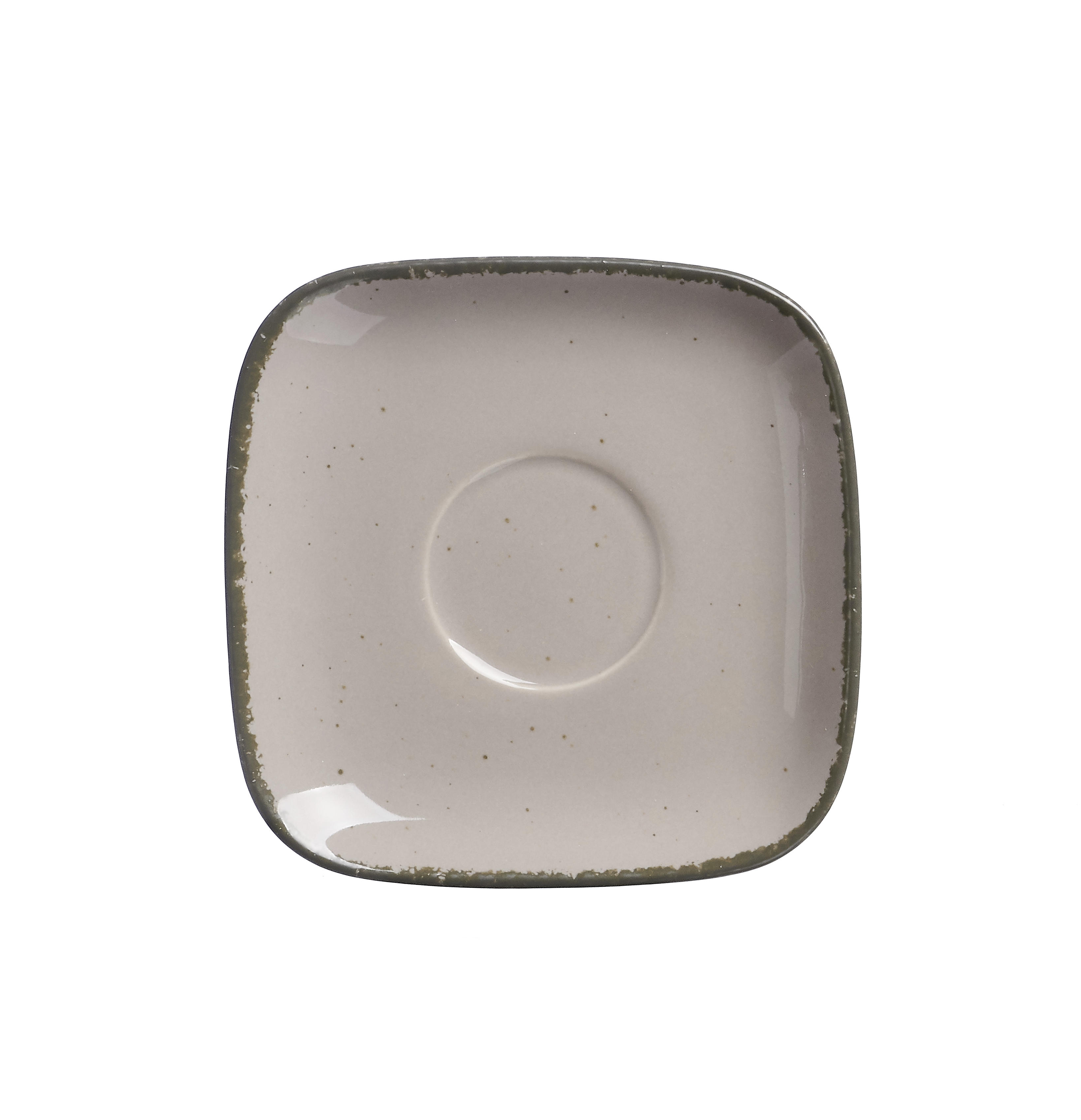ESPRESSO-UNTERTASSE - Braun/Grau, Basics, Keramik (10/10/2cm) - Ritzenhoff Breker
