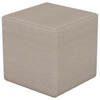 SITZWÜRFEL in Taupe Textil Taupe  - Taupe, Basics, Textil (42/42/42cm)