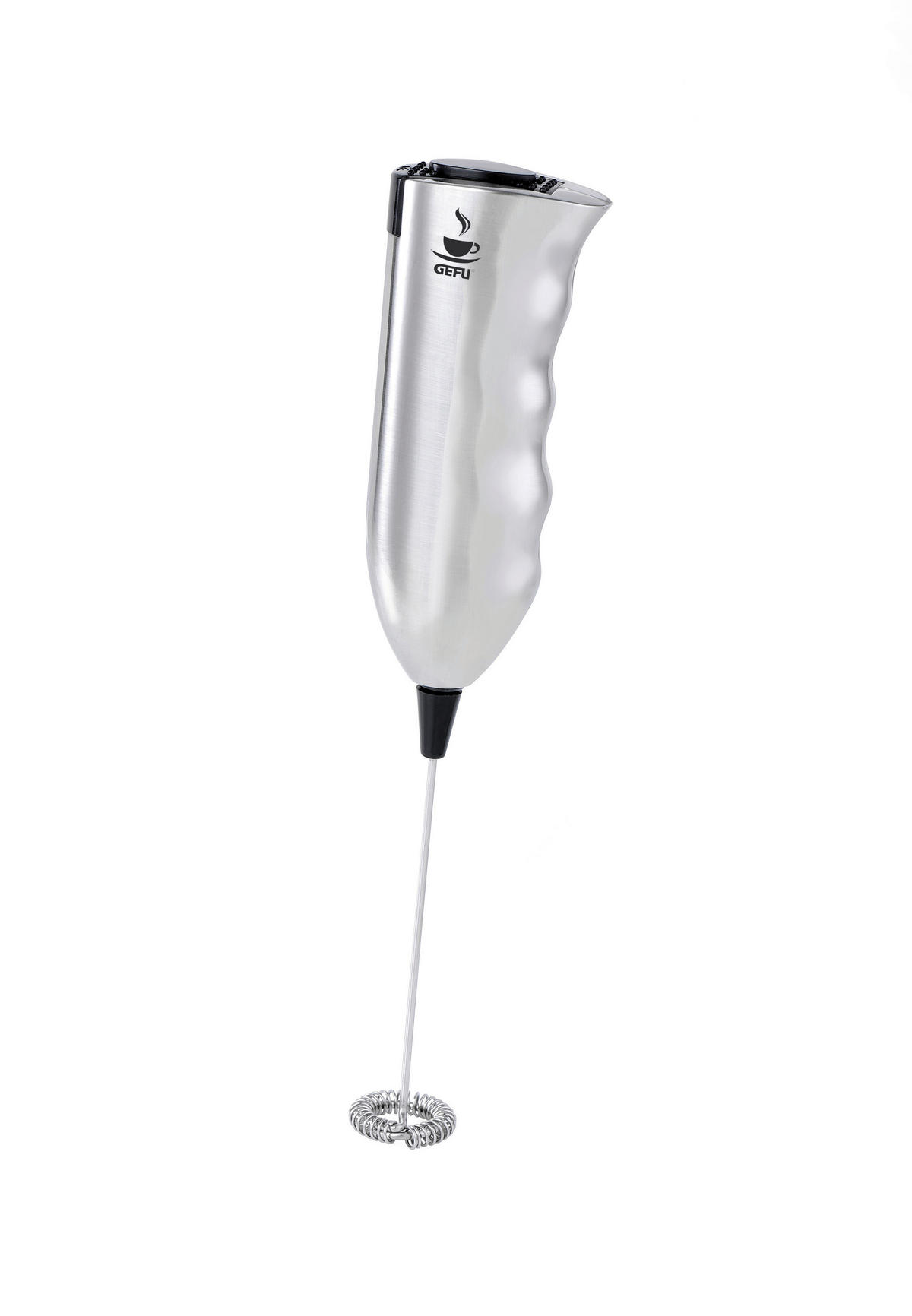 PENIČ MLIEKA  - čierna/farba ušľachtilej ocele, Basics, kov/plast (21,4/4,6/2,8cm) - Gefu