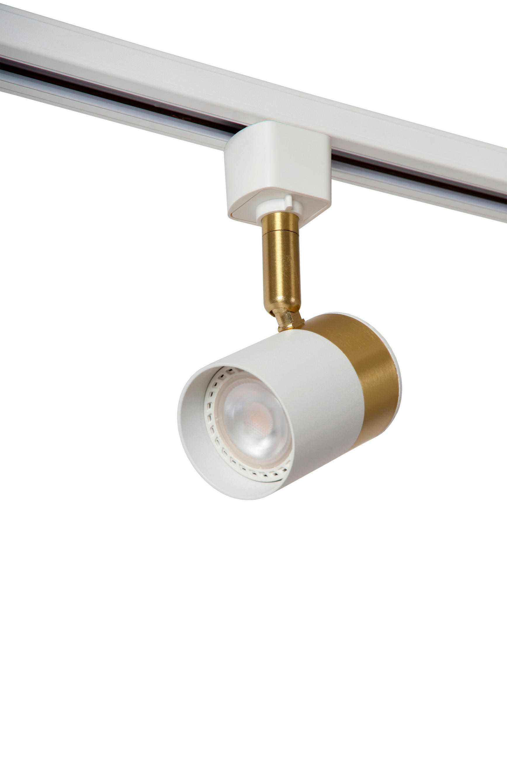 SCHIENENSYSTEM Track 5.6/5.6/12.5 cm   - Weiß, Basics, Metall (5.6/5.6/12.5cm) - Lucide