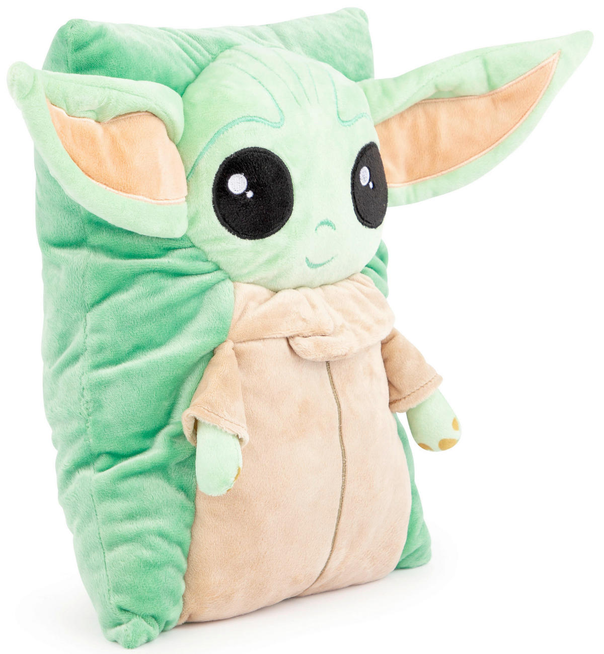 KINDERKISSEN Star Wars 38/28 cm  - Hellbraun/Hellgrün, Basics, Textil (38/28cm)
