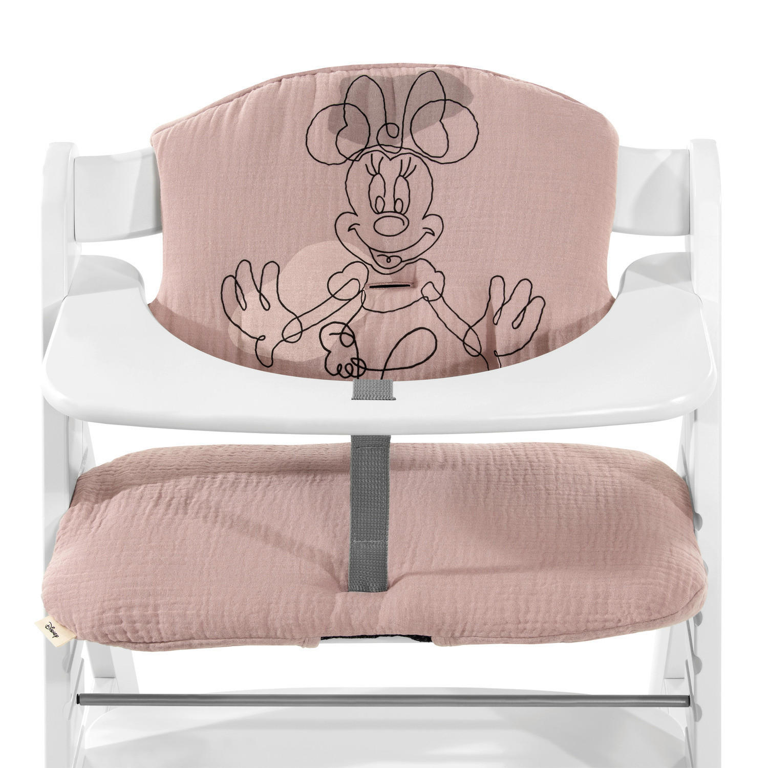 HOCHSTUHLEINLAGE MICKEY & MINNIE  - Altrosa, Trend, Textil (27/47/8cm) - Hauck