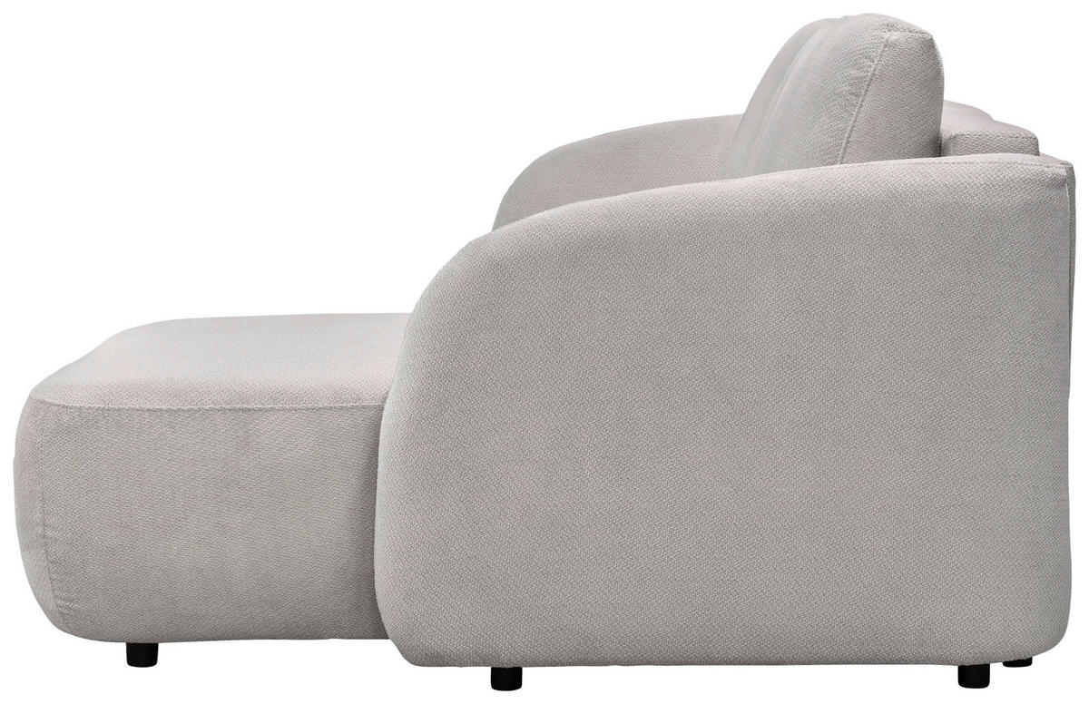 ECKSOFA PORTO Beige  - Beige/Schwarz, Design, Textil (270cm) - MID.YOU