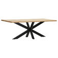 TISCHPLATTE      - Eichefarben, Design, Holz (220/100/4cm) - Landscape