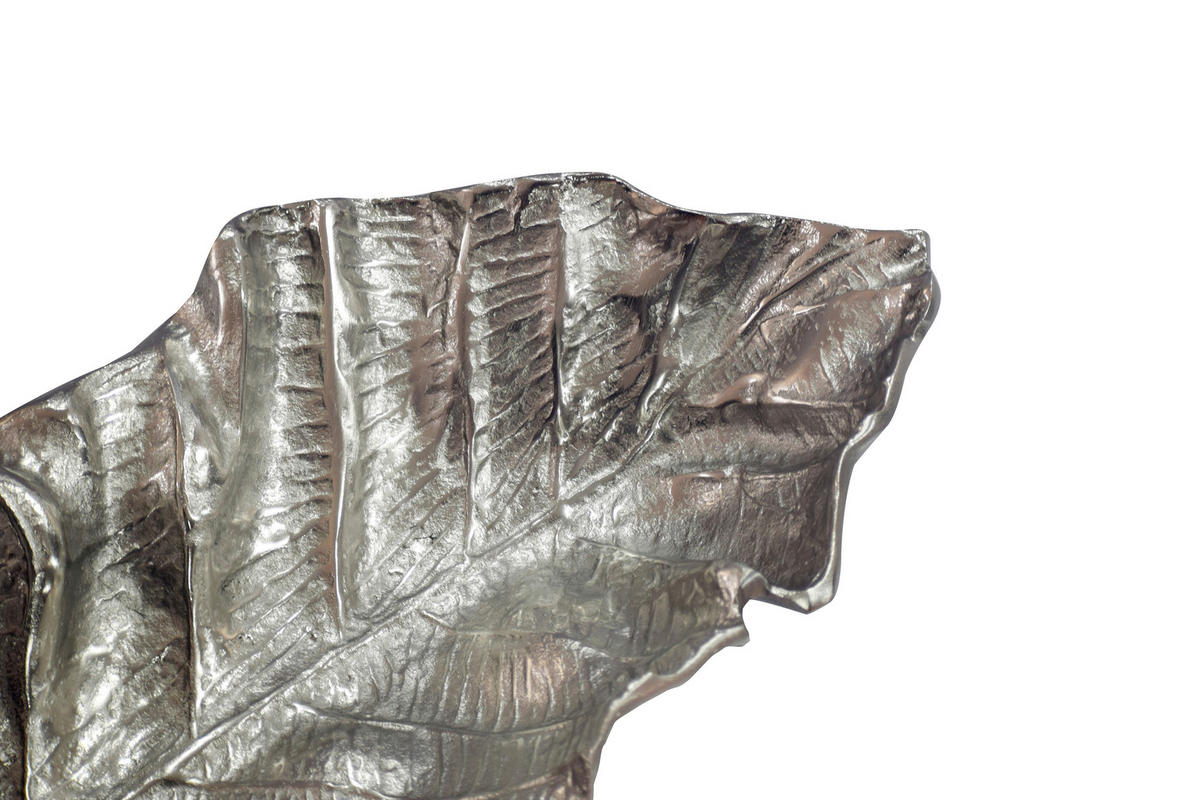 Bol Decorativ - argintiu, Design, metal (67/27/11cm) - Livetastic
