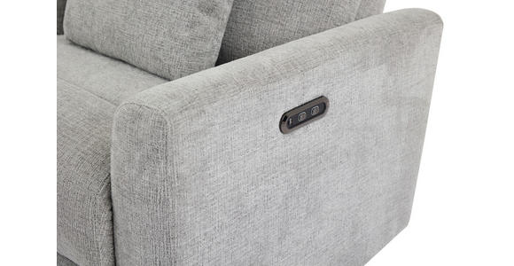 ECKSOFA  in Webstoff Grau  101/212 cm  - Schwarz/Grau, Design, Kunststoff/Textil (101/212cm) - Carryhome