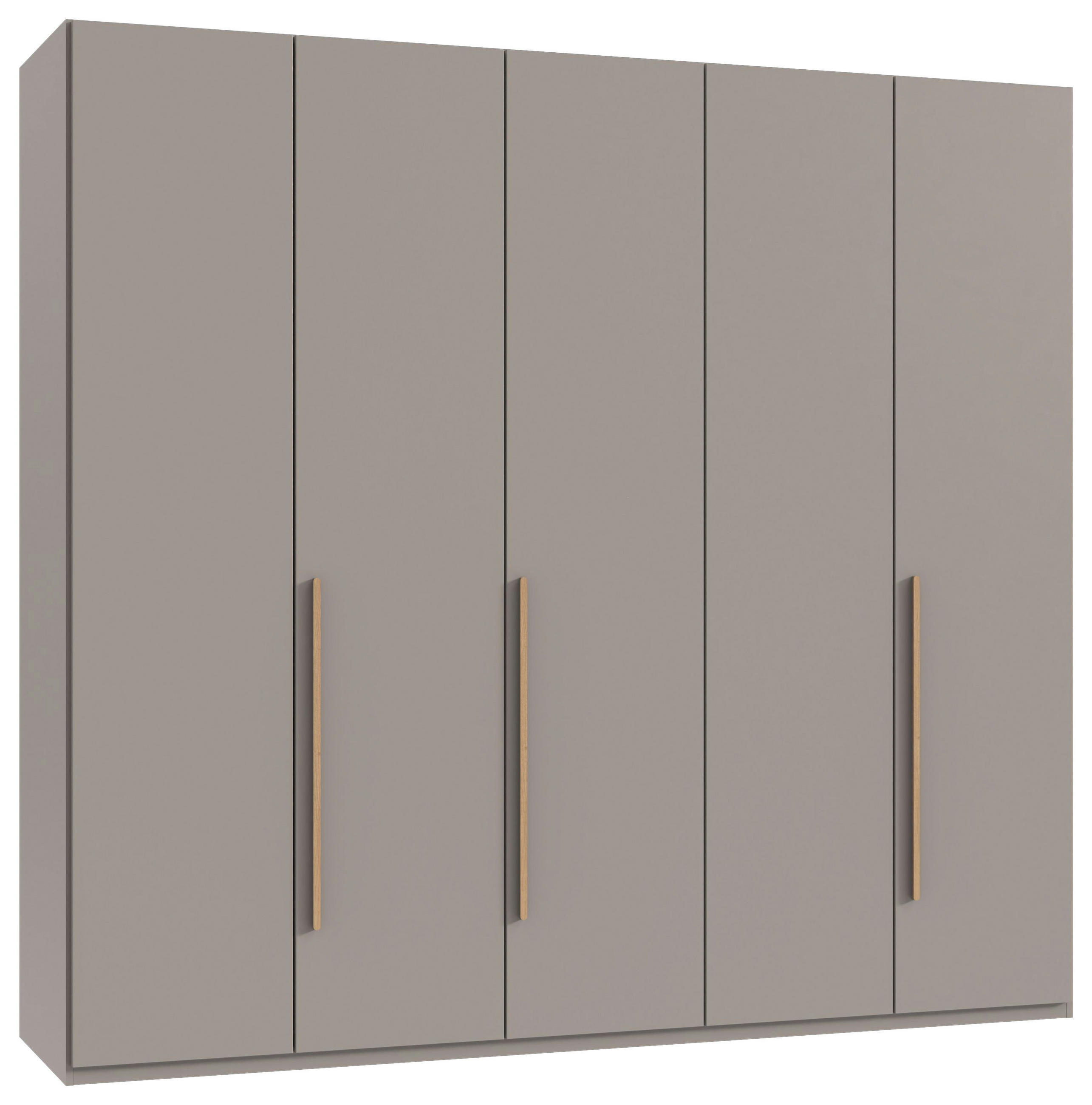 DREHTÜRENSCHRANK 5-türig Kaschmir, Eiche Artisan  - Kaschmir/Eiche Artisan, MODERN, Holzwerkstoff/Kunststoff (225/208/58cm) - Chameo