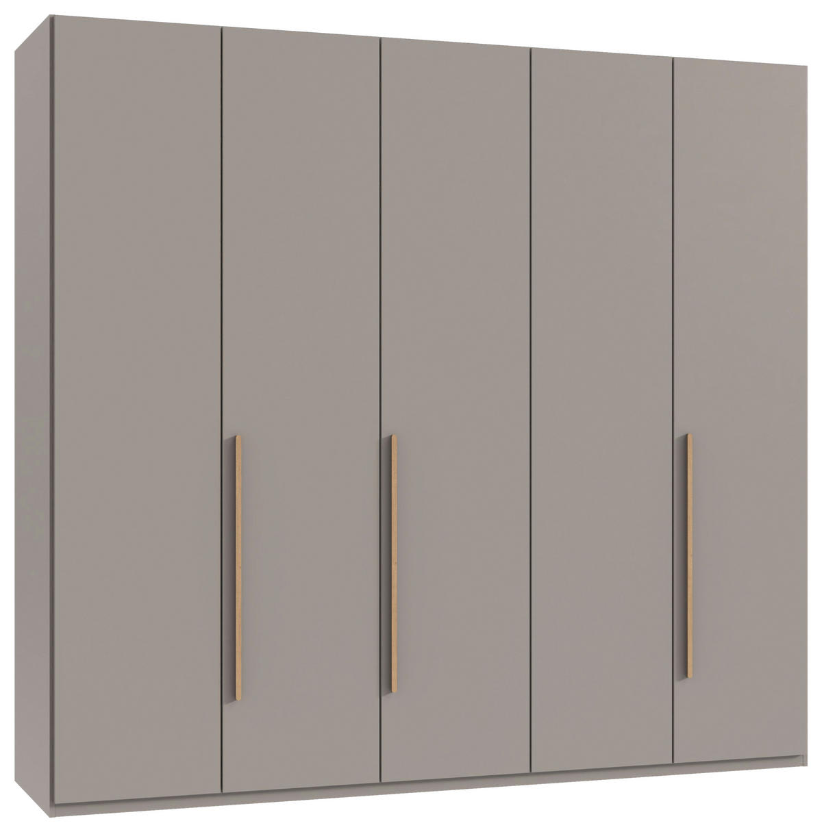 DREHTÜRENSCHRANK 5-türig Kaschmir, Eiche Artisan  - Kaschmir/Eiche Artisan, MODERN, Holzwerkstoff/Kunststoff (225/208/58cm) - Chameo