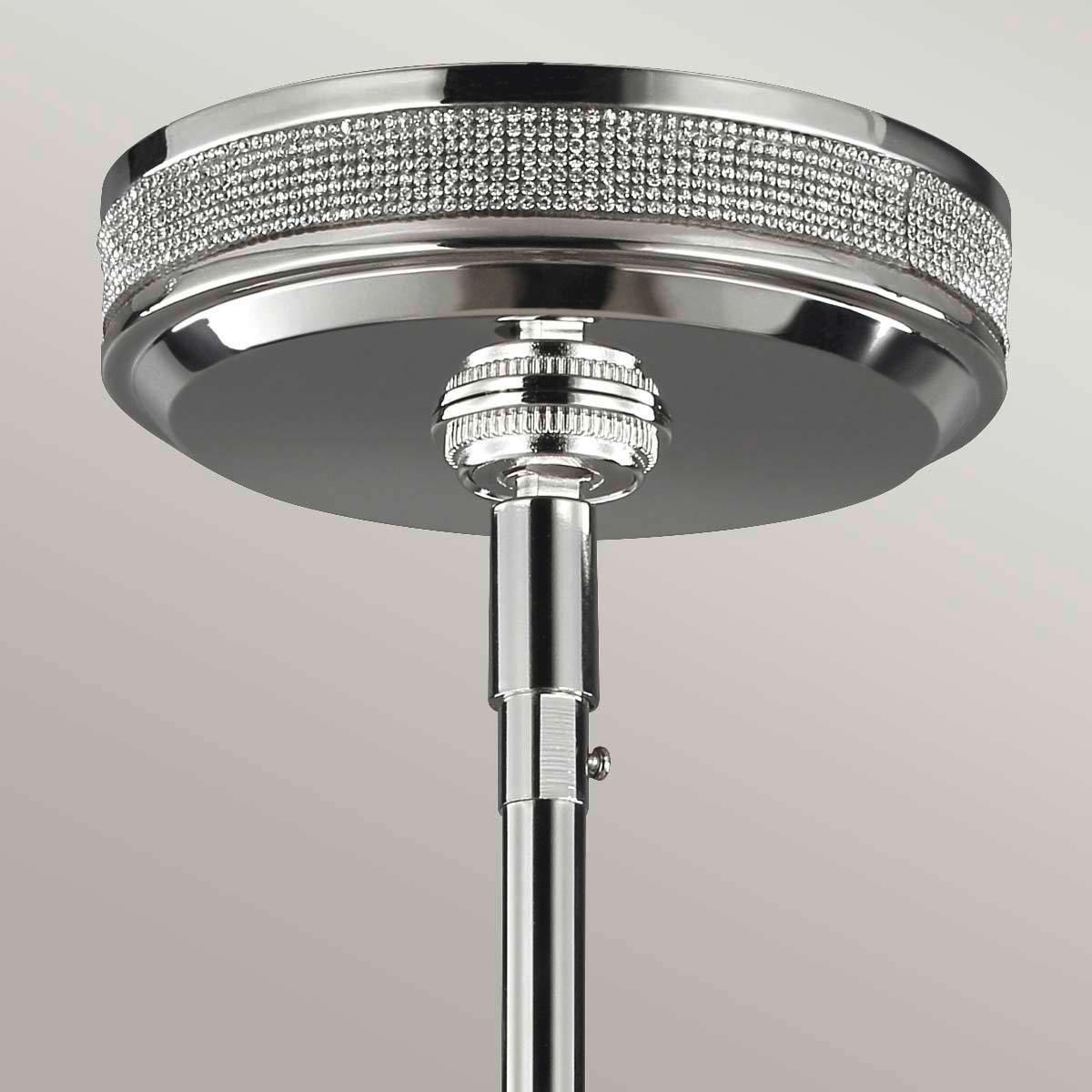 HÄNGELEUCHTE 50.8/47.8 cm    - Nickelfarben, Konventionell, Glas/Metall (50.8/47.8cm) - Elstead Lighting