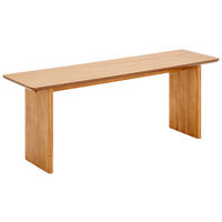 LAVICA, kompozitné drevo, 120/37/35 cm - prírodná farba, Konventionell, kompozitné drevo (120/37/35cm) - MID.YOU