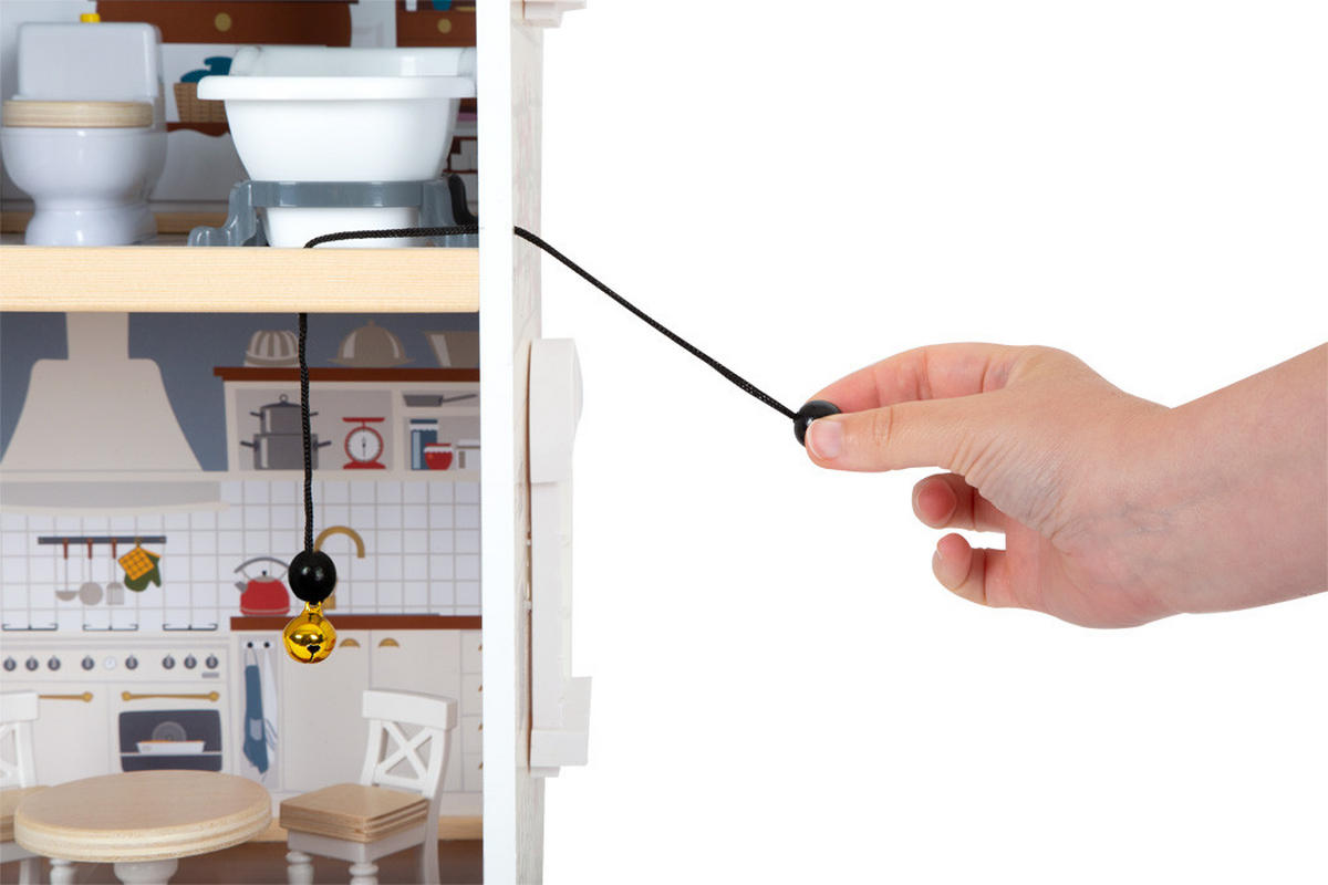 PUPPENHAUS  - Multicolor, Basics, Holz/Kunststoff (63/76/32cm) - small foot