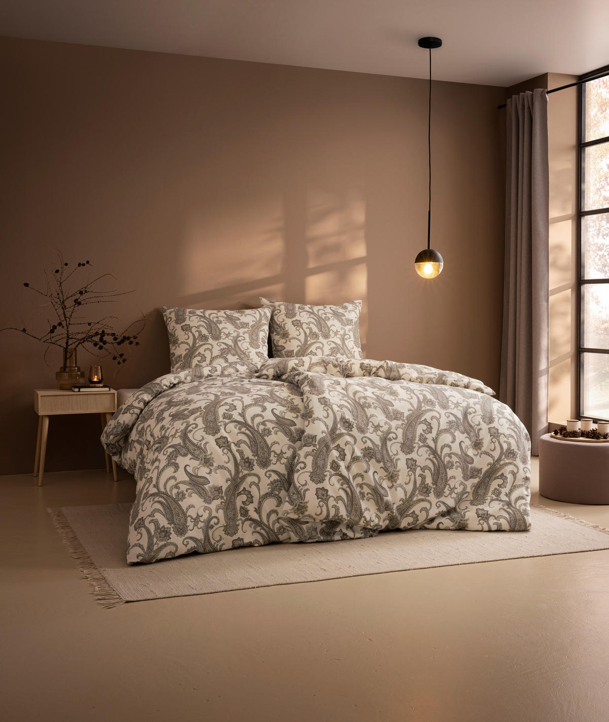 BETTWÄSCHE Atelier Flanell 155/220 cm  - Beige, Design, Textil (155/220cm) - Estella