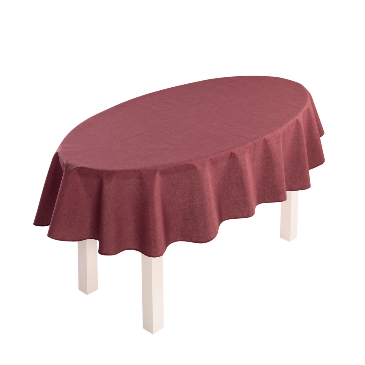 TISCHDECKE OSLO 140/190 cm  - Bordeaux, Basics, Textil (140/190cm) - Peyer Syntex
