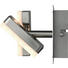 LED-STRAHLER - Nickelfarben, Design, Kunststoff/Metall (10/10cm) - Novel