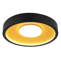 STROPNÍ LED SVÍTIDLO, 40/8,7 cm  - bílá/černá, Design, kov/plast (40/8,7cm) - Globo
