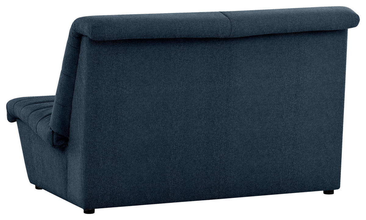 2-SITZER-SOFA in Webstoff Dunkelblau  - Schwarz/Dunkelblau, Design, Kunststoff/Textil (145/92/103cm) - LOOKS by W.Joop