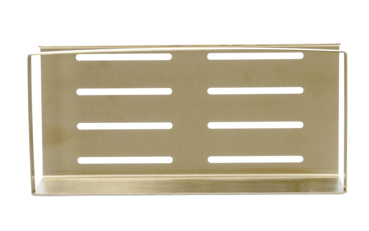 DUSCHABLAGE - Goldfarben, KONVENTIONELL, Metall (25/8/11,5cm) - Schöner Wohnen