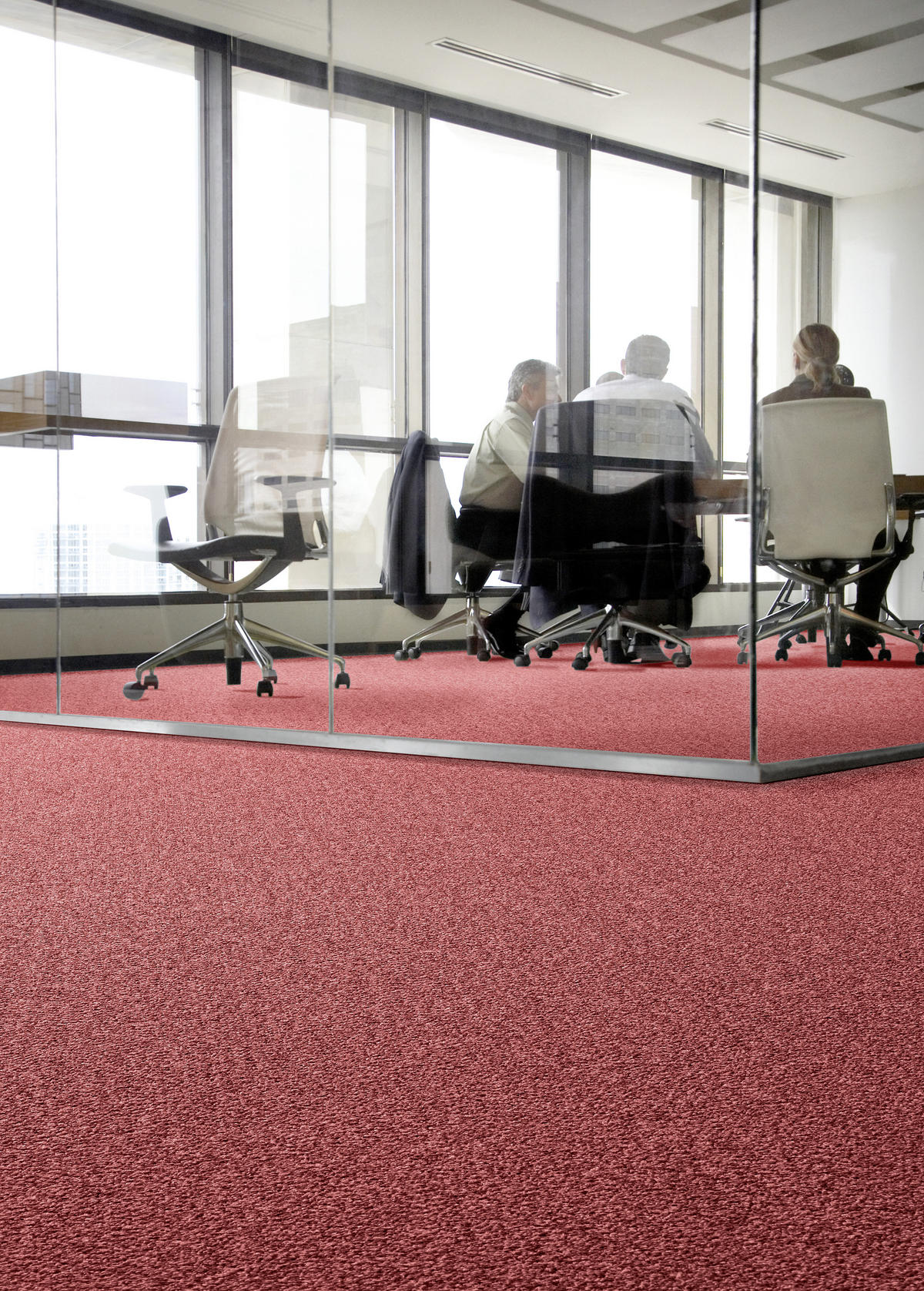 TEPPICHBODEN per  m² - Rot, Basics, Textil (400cm) - Esposa