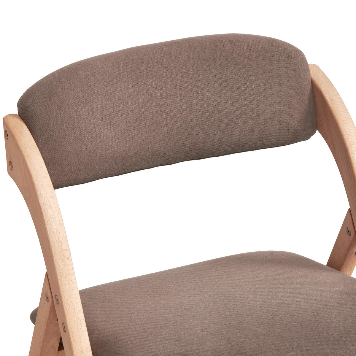 ARMLEHNSTUHL  in Samt  - Naturfarben/Braun, MODERN, Holz/Textil (52/78/53cm) - MID.YOU