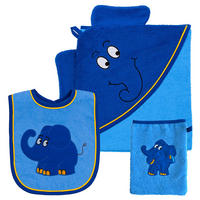 FROTTIERSET Blau  - Blau, Basics, Textil