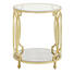 BEISTELLTISCH rund Goldfarben - Goldfarben, LIFESTYLE, Glas/Metall (56/64/56cm) BEISTELLTISCH rund Goldfarben - Goldfarben, LIFESTYLE, Glas/Metall (56/64/56cm)