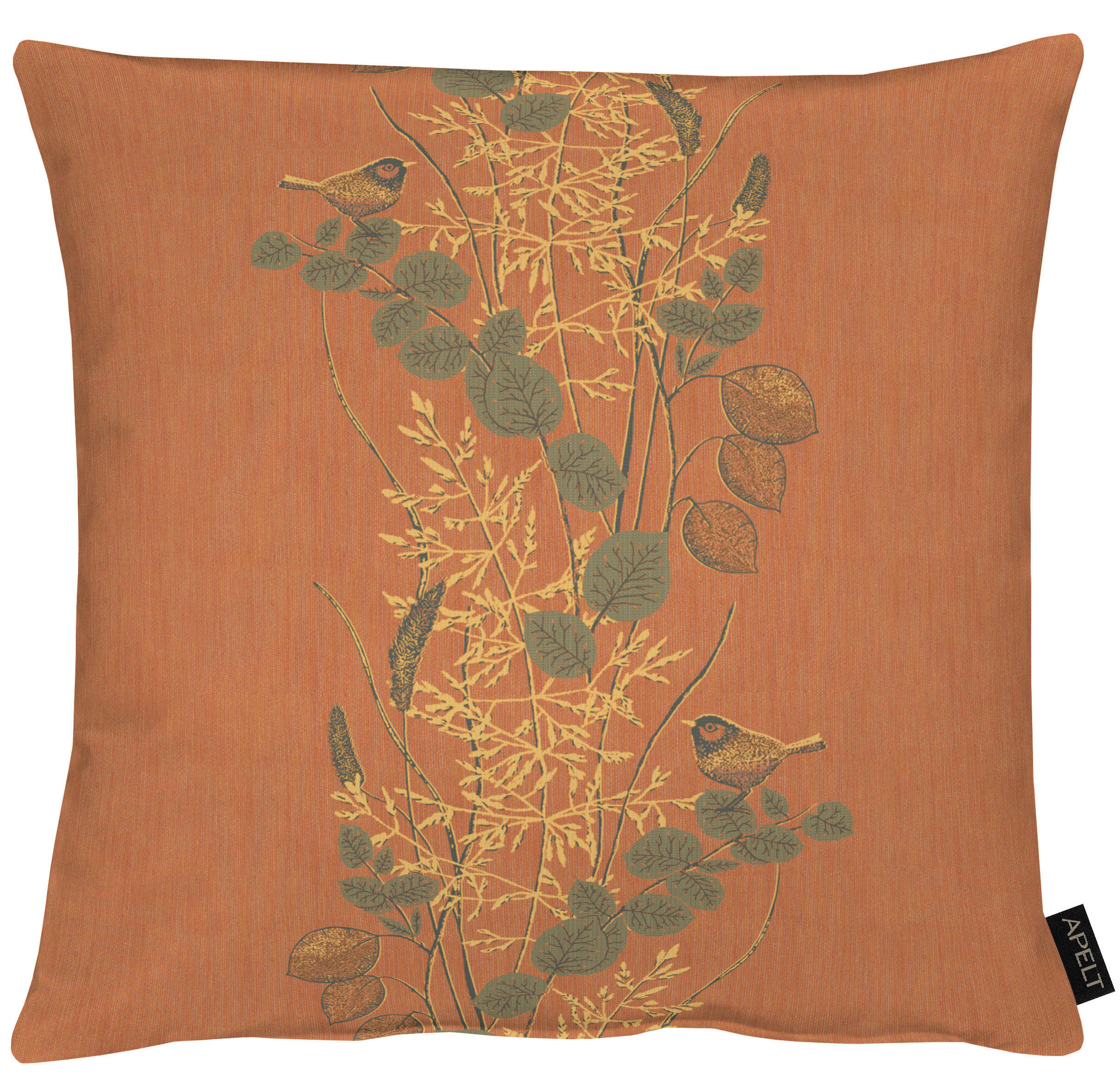 Ambiente Kissenbezug Herbstzeit Grün, Orange 49x49 cm