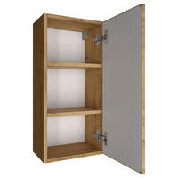 BADEZIMMER  in 90 cm  - Eichefarben, MODERN, Holzwerkstoff (90cm) - Held