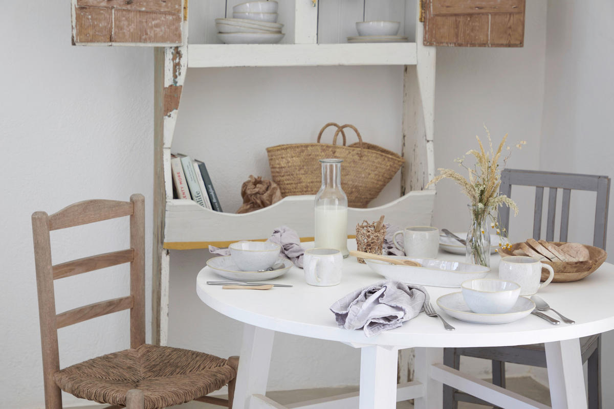 SERVIERPLATTE - Creme, Basics, Keramik (41/14,3cm) - Costa Nova