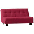 SCHLAFSOFA Juice in Rot  - Rot/Schwarz, Design, Textil/Metall (165/92/102cm) - Novel
