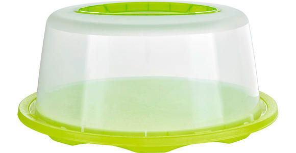 TORTENGLOCKE 34/15 cm - Klar/Gelb, Basics, Kunststoff (34/15cm) - Homeware