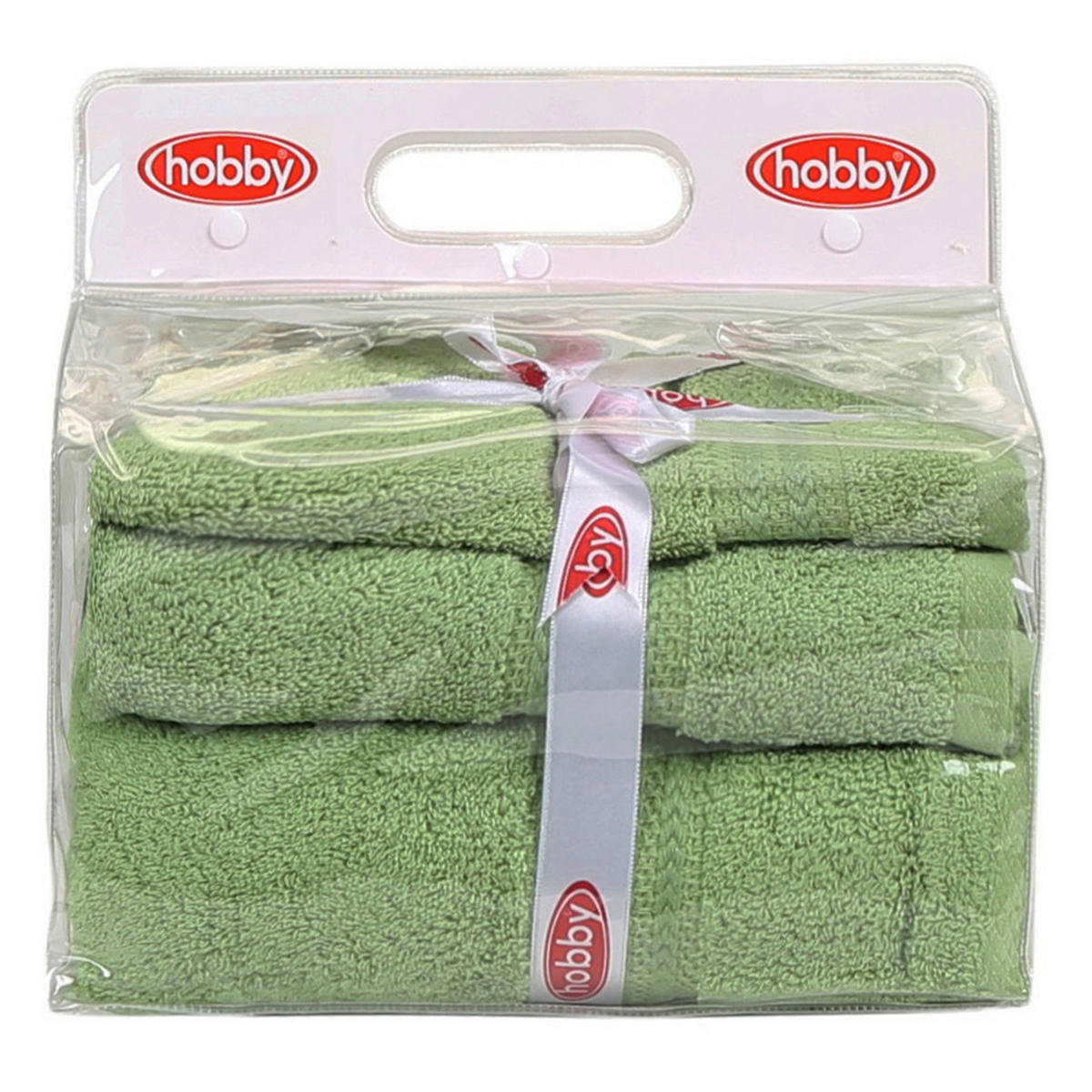 FROTTIERSET Grün 3-teilig  - Grün, Basics, Textil (30/50cm)