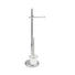 WC-BÜRSTENGARNITUR - Chromfarben/Weiß, Basics, Kunststoff/Metall (25/74,5/19cm)