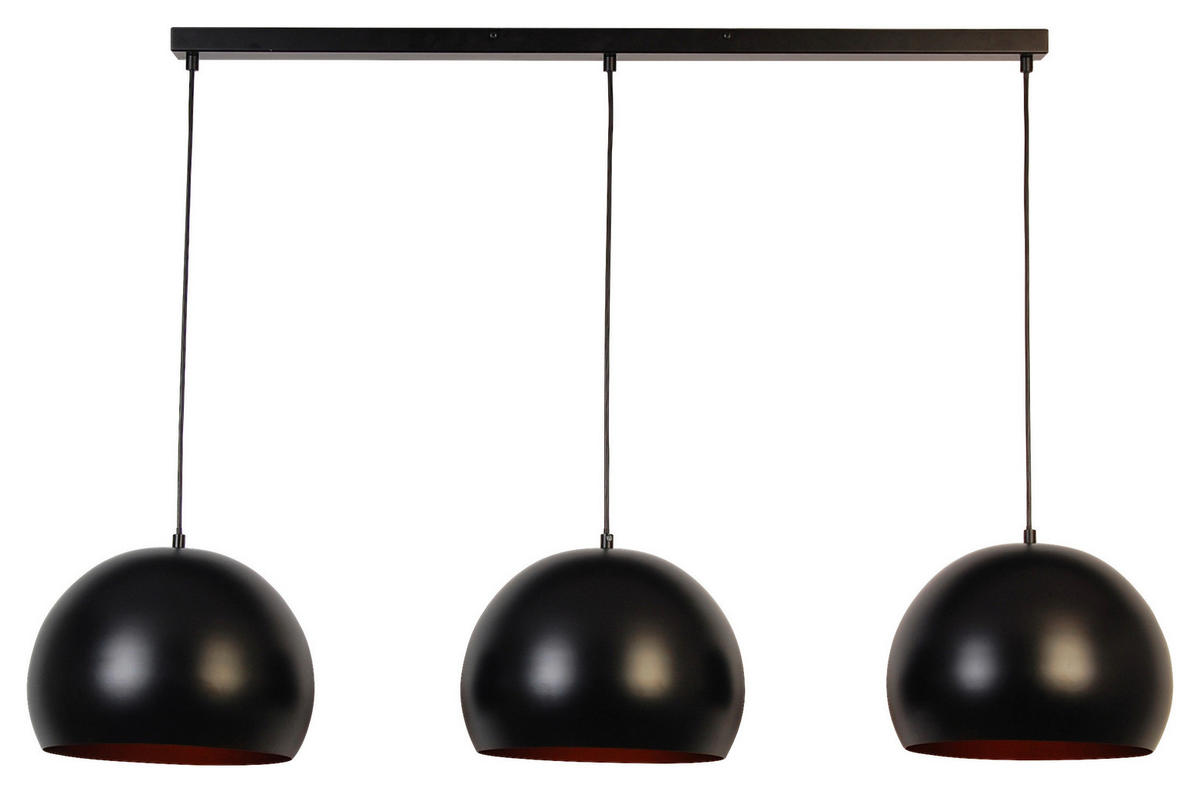 HÄNGELEUCHTE 120/30/150 cm   - Goldfarben/Schwarz, Trend, Metall (120/30/150cm) - Novel
